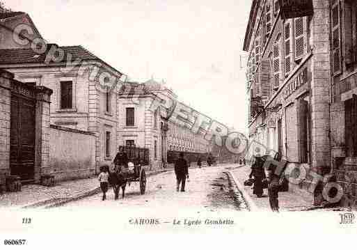 Ville de CAHORS, carte postale ancienne