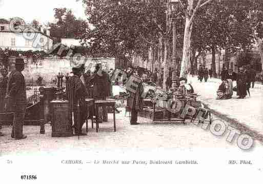 Ville de CAHORS, carte postale ancienne