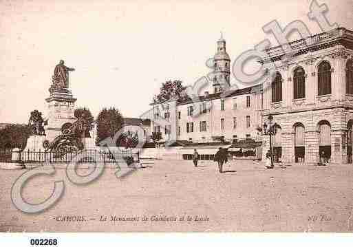 Ville de CAHORS, carte postale ancienne