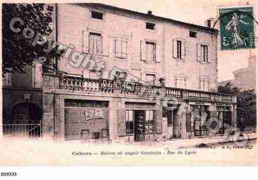 Ville de CAHORS, carte postale ancienne