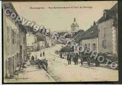 Ville de CHAMPAGNOLE, carte postale ancienne