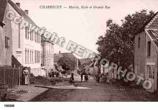 Ville de CHARRECEY, carte postale ancienne