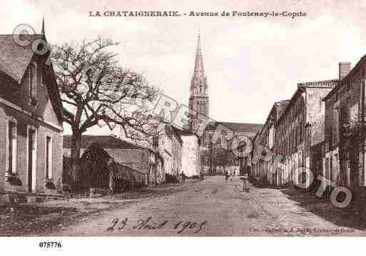 Ville de CHATAIGNERAIE(LA), carte postale ancienne