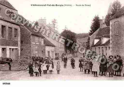 Ville de CHATEAUNEUFVALDEBARGIS, carte postale ancienne