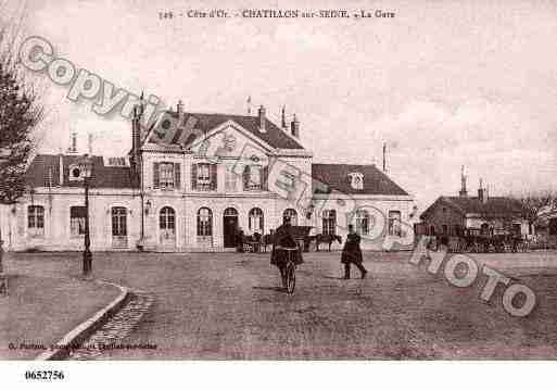 Ville de CHATILLONSURSEINE, carte postale ancienne Ville de CHATILLONSURSEINE, carte postale ancienne