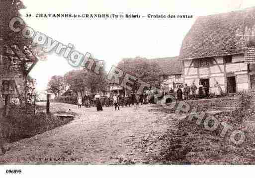 Ville de CHAVANNESLESGRANDS, carte postale ancienne