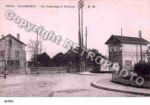 Ville de CLAMART, carte postale ancienne