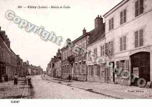 Ville de CLERYSAINTANDRE, carte postale ancienne