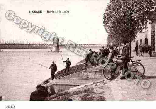 Ville de COSNESURLOIRE, carte postale ancienne