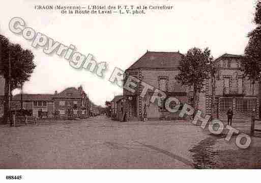 Ville de CRAON, carte postale ancienne