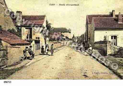 Ville de CUSY, carte postale ancienne