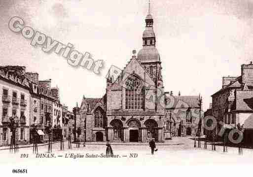 Ville de DINAN, carte postale ancienne