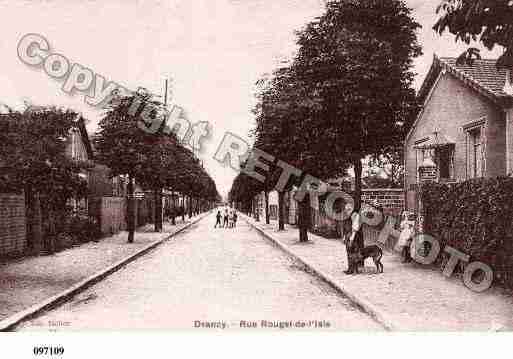 Ville de DRANCY, carte postale ancienne