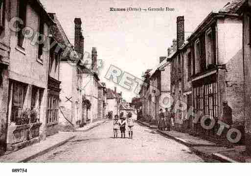 Ville de EXMES, carte postale ancienne