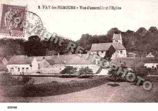 Ville de FAYLESNEMOURS, carte postale ancienne Ville de FAYLESNEMOURS, carte postale ancienne