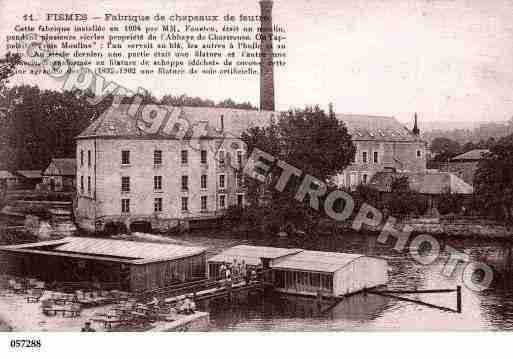 Ville de FISMES, carte postale ancienne
