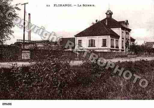Ville de FLORANGE, carte postale ancienne