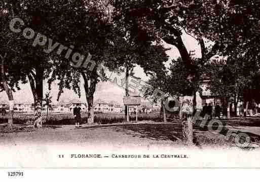 Ville de FLORANGE, carte postale ancienne