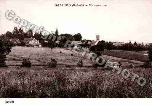 Ville de GALLUIS, carte postale ancienne