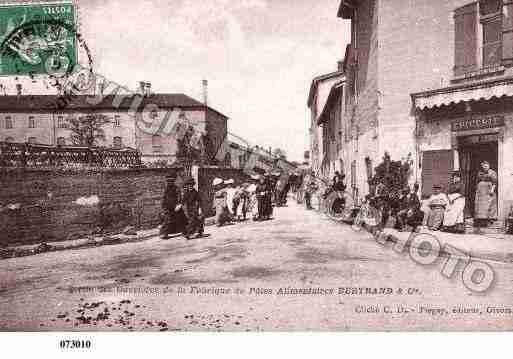 Ville de GIVORS, carte postale ancienne