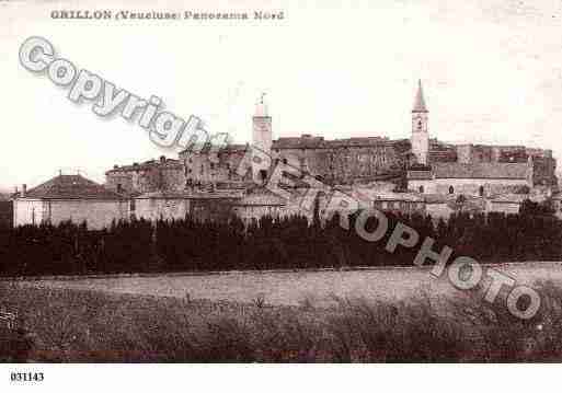 Ville de GRILLON, carte postale ancienne