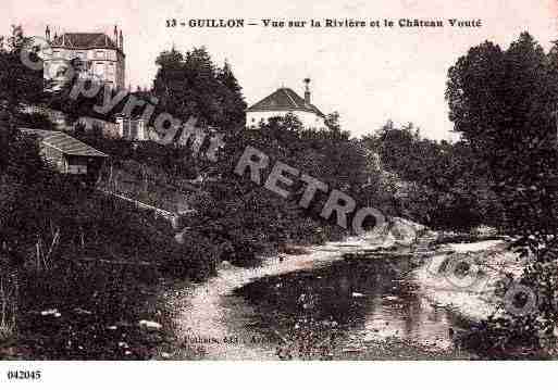 Ville de GUILLON, carte postale ancienne