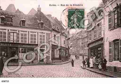 Ville de GUISE, carte postale ancienne