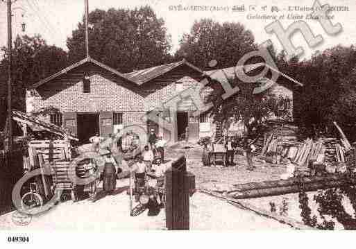 Ville de GYESURSEINE, carte postale ancienne