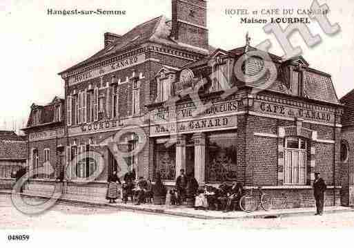 Ville de HANGESTSURSOMME, carte postale ancienne