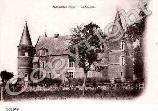 Ville de HANNACHES, carte postale ancienne