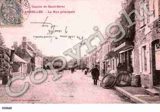 Ville de LANDELLESETCOUPIGNY, carte postale ancienne
