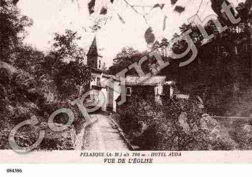 Ville de LANTOSQUE, carte postale ancienne