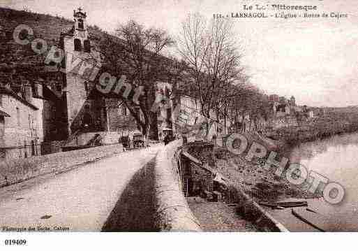 Ville de LARNAGOL, carte postale ancienne