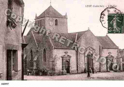 Ville de LEGE, carte postale ancienne