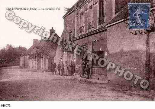 Ville de LESTIOU, carte postale ancienne