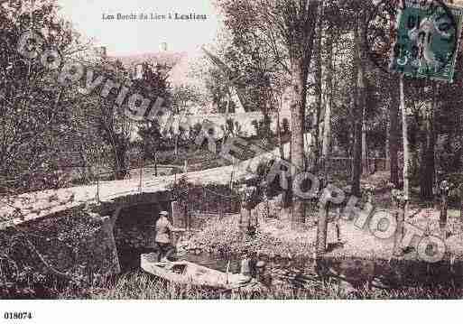 Ville de LESTIOU, carte postale ancienne