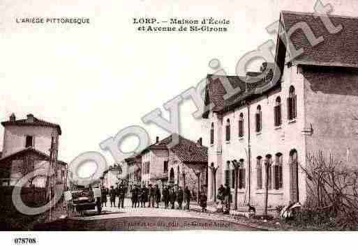 Ville de LORPSENTARAILLE, carte postale ancienne