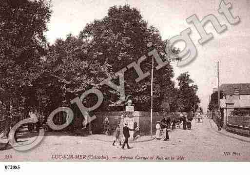 Ville de LUCSURMER, carte postale ancienne