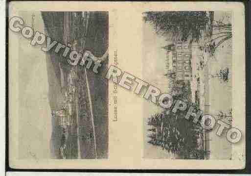 Ville de LUSSE, carte postale ancienne