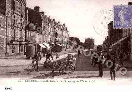 Ville de LUXEUILLESBAINS, carte postale ancienne