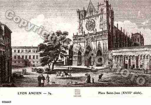 Ville de LYON, carte postale ancienne Ville de LYON, carte postale ancienne