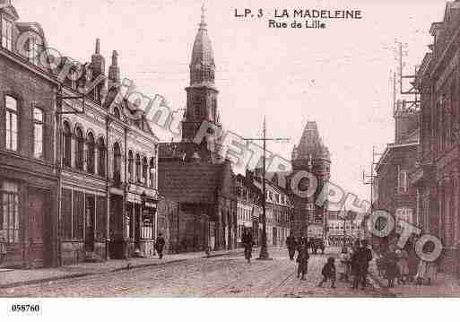 Ville de MADELEINE(LA), carte postale ancienne