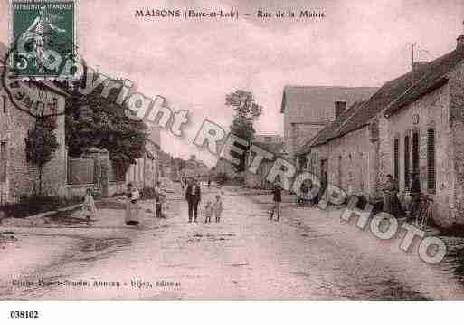 Ville de MAISONS, carte postale ancienne