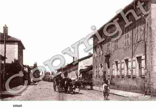 Ville de MANZIAT, carte postale ancienne