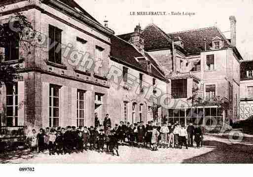 Ville de MERLERAULT(LE), carte postale ancienne