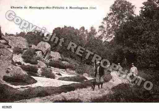 Ville de MONTLOGNON, carte postale ancienne