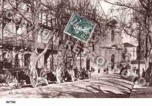 Ville de MONTPELLIER, carte postale ancienne