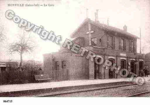 Ville de MONTVILLE, carte postale ancienne