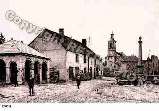 Ville de MYON, carte postale ancienne