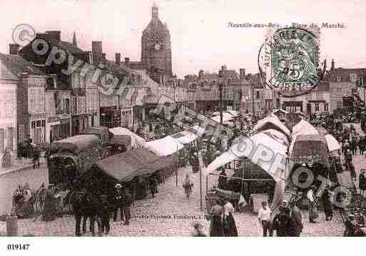 Ville de NEUVILLEAUXBOIS, carte postale ancienne